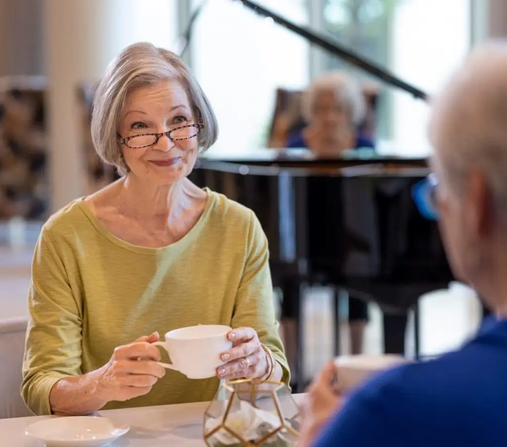 Woman have tea in North Las Vegas